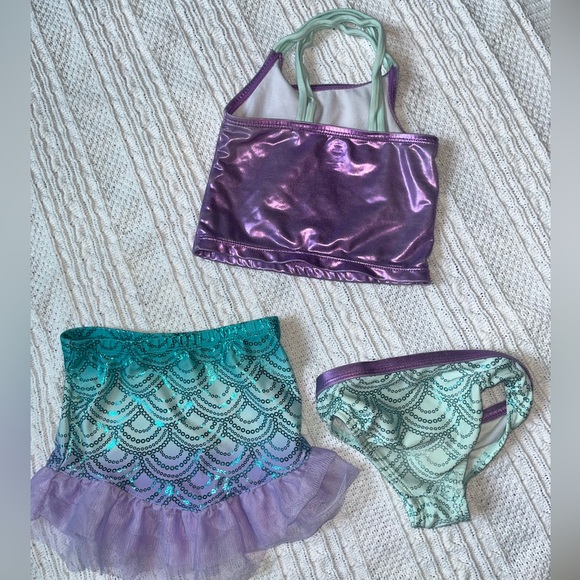 Little Mermaid Toddler Swimsuit - Picture 2 of 3